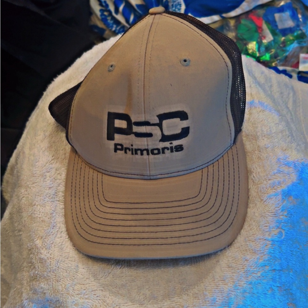 Tan and Black Mesh Cap